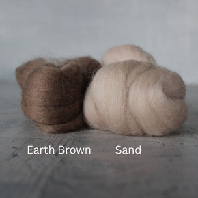 Wool Roving Coloured Fleece
