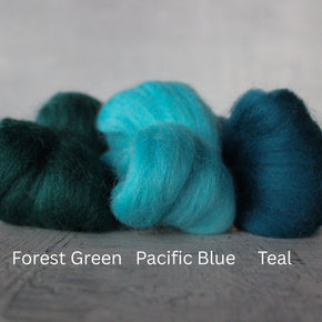Wool Roving Coloured Fleece