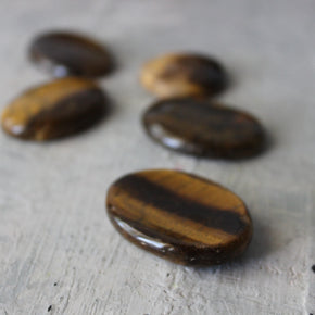 Tiger's Eye Worry Stone