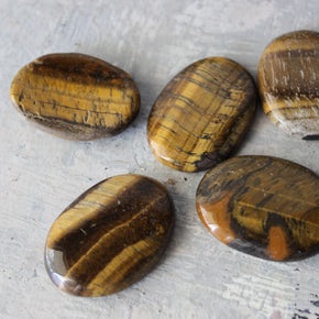 Tiger's Eye Worry Stone