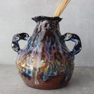 RAW Dark Large Urn Vase