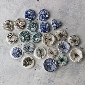 Ceramic Hand-painted Buttons