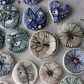 Ceramic Hand-painted Buttons