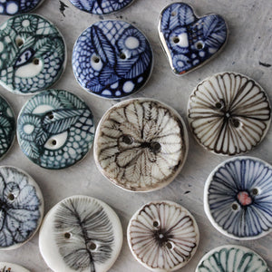 Ceramic Hand-painted Buttons