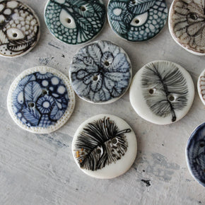 Ceramic Hand-painted Buttons