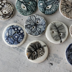 Ceramic Hand-painted Buttons