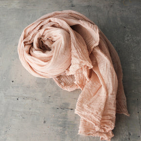 Botanical Dye Muslin Scarves