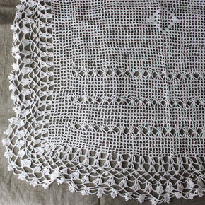 Vintage Crochet Lace Tablecloths