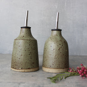 Stoneware Oil Bottles