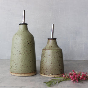 Stoneware Oil Bottles