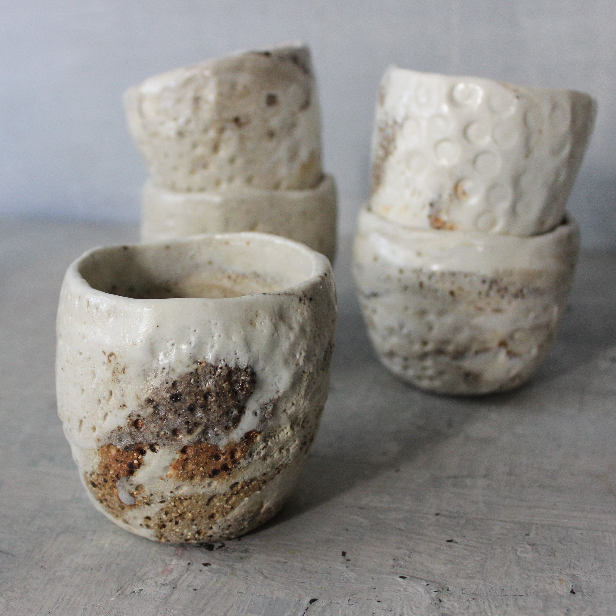 Marbled Latte Cups