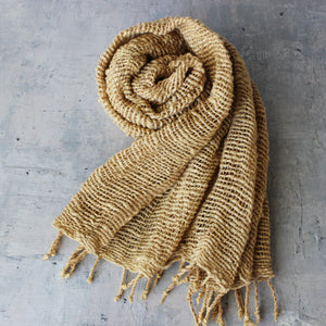 Botanical Dye Handloomed Scarf #2