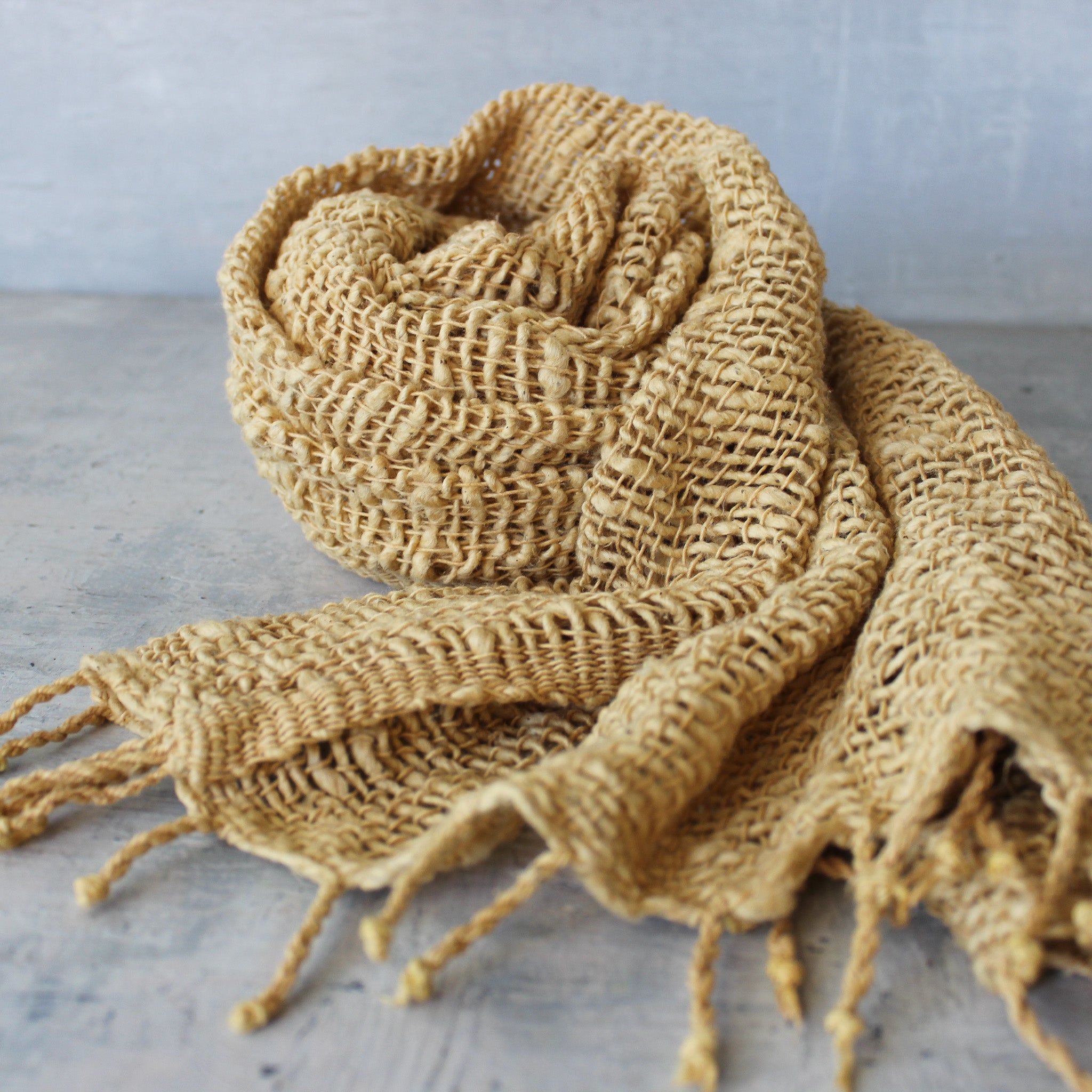 Botanical Dye Handloomed Scarf #2