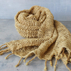 Botanical Dye Handloomed Scarf #2