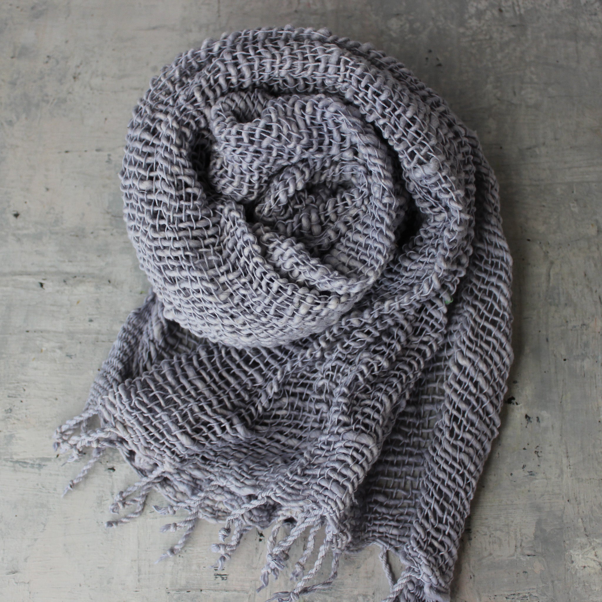 Botanical Dye Handloomed Scarf #4