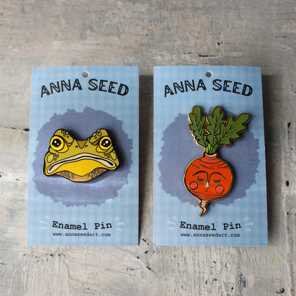 Anna Seed Enamel Pins