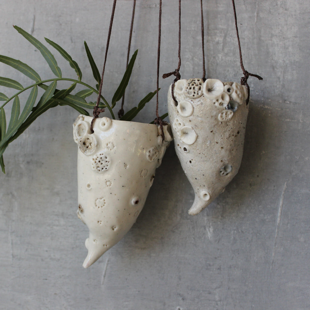 Hanging Pod Vases Coral