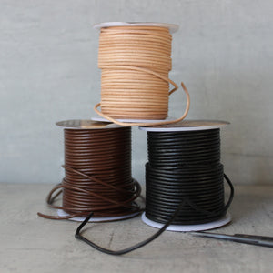 Hemptique Round Leather Cord