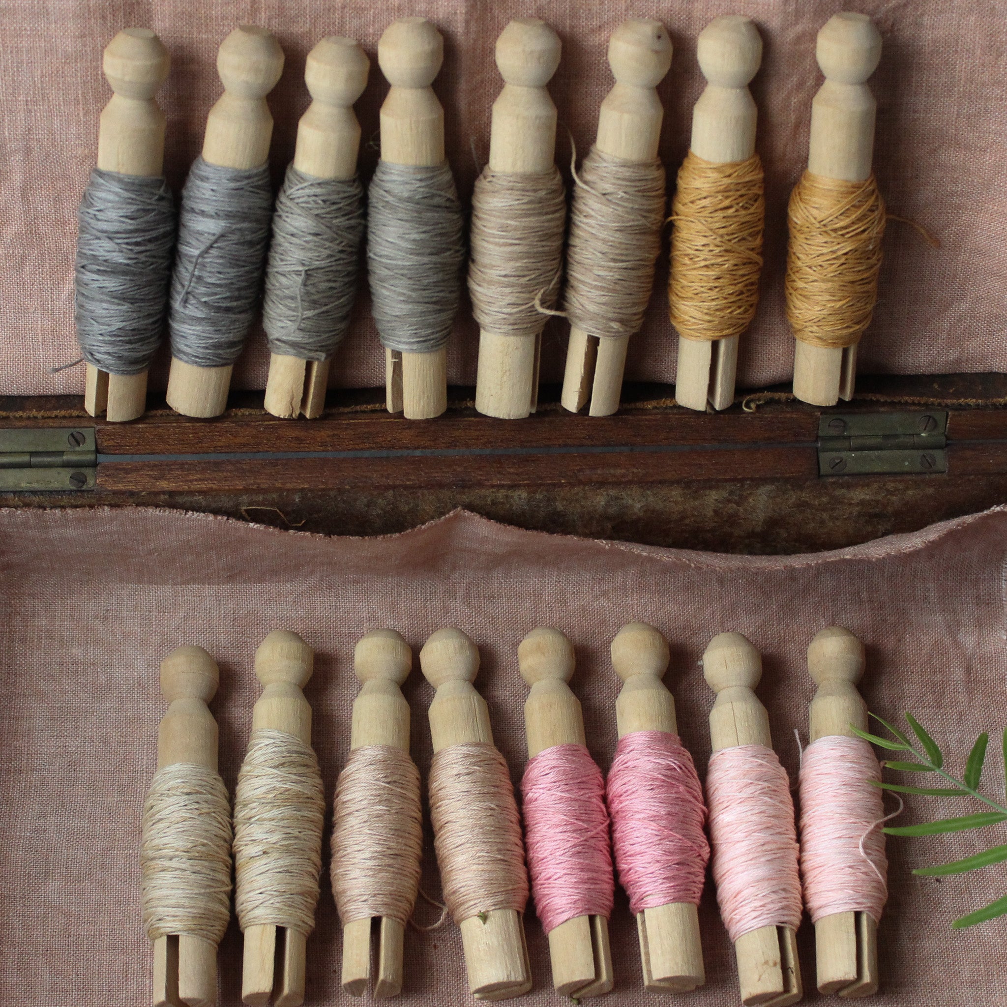 Botanical Dye Sashiko Threads