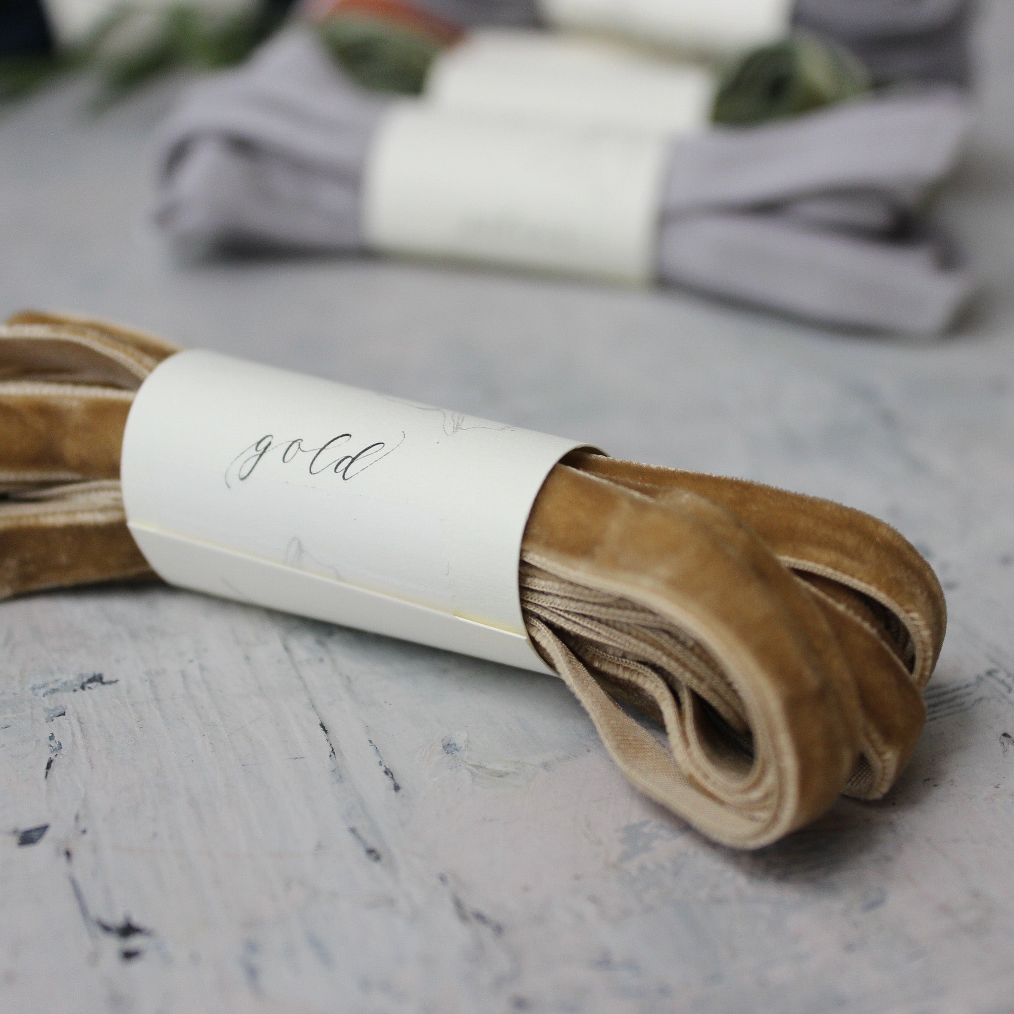 Flax & Twine Velvet Ribbon