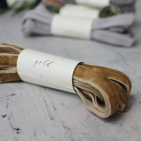 Flax & Twine Velvet Ribbon