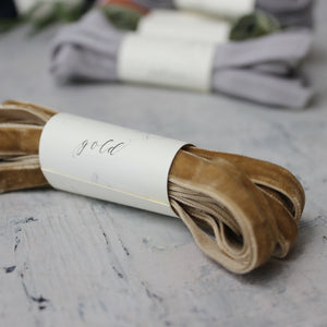Flax & Twine Velvet Ribbon