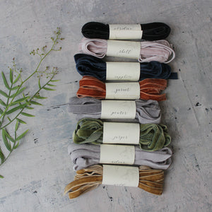Flax & Twine Velvet Ribbon