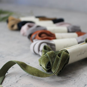 Flax & Twine Velvet Ribbon