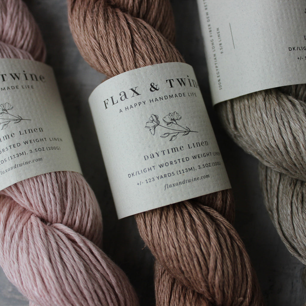 Flax & Twine Daytime Linen Yarn - 8-ply