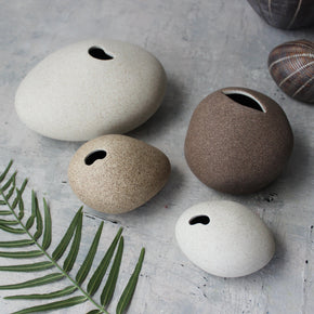 Roshi Pebble Sand Vases