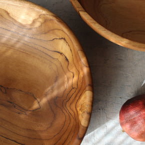 Large Teak Bowls