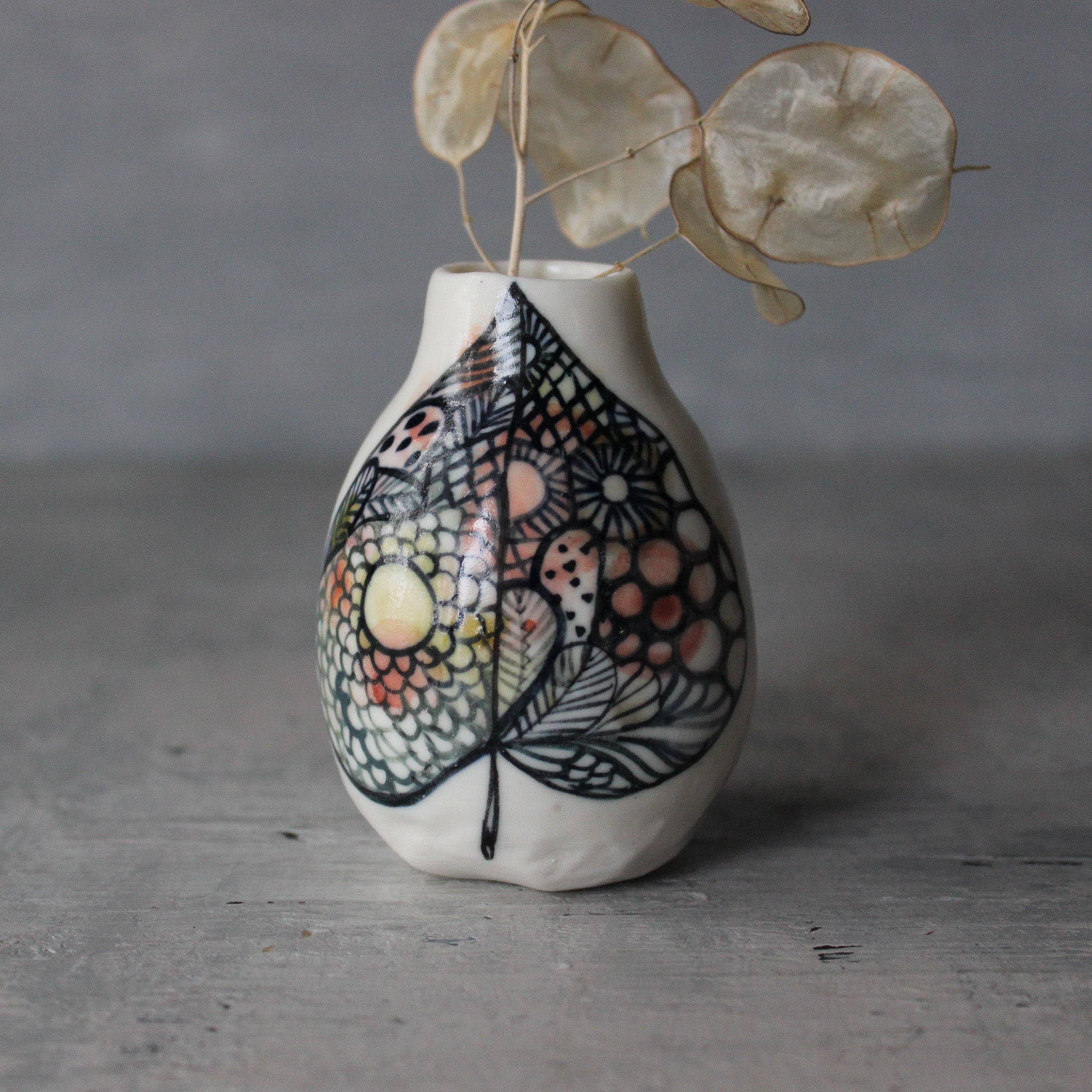 Little Painted Detail Vase #3