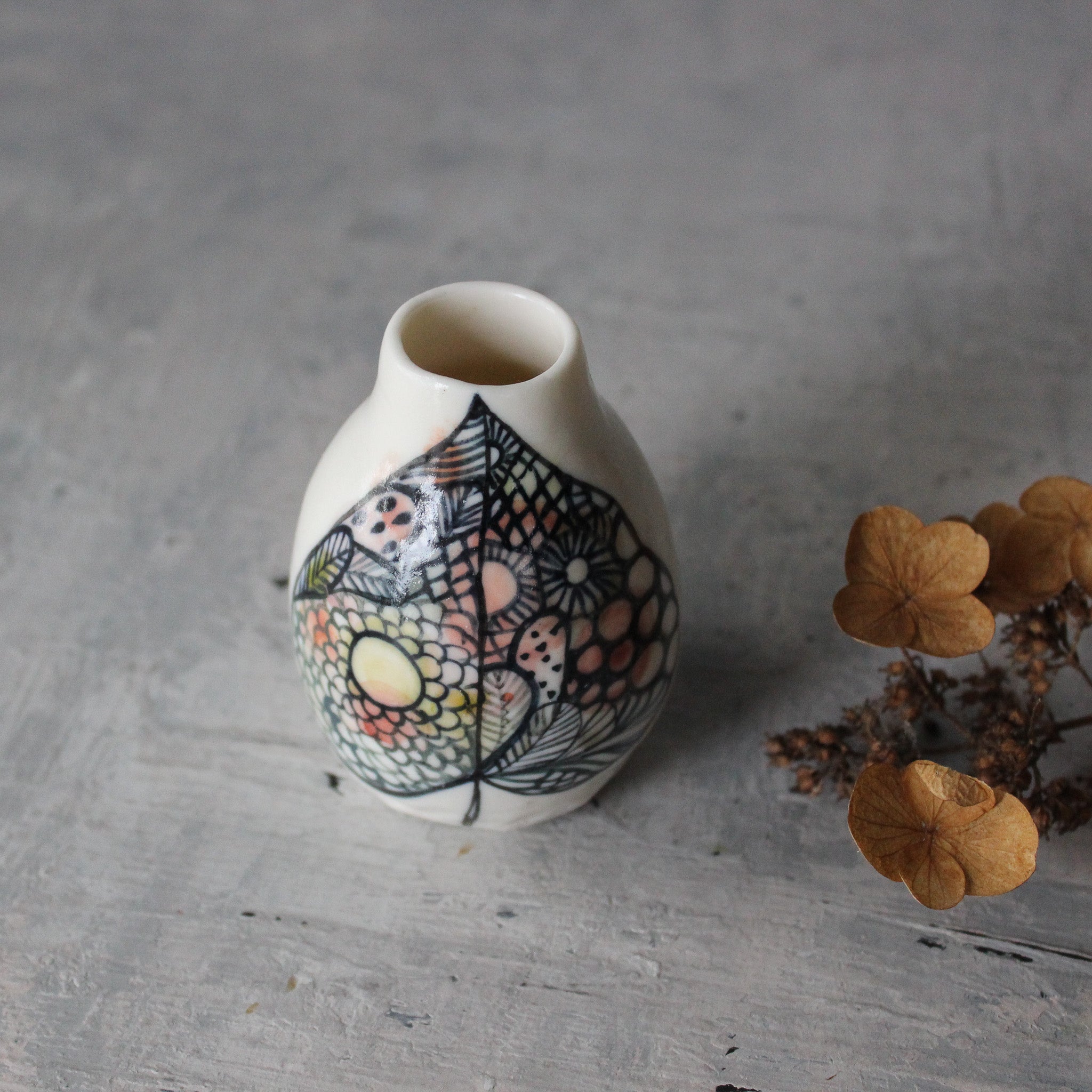 Little Painted Detail Vase #3
