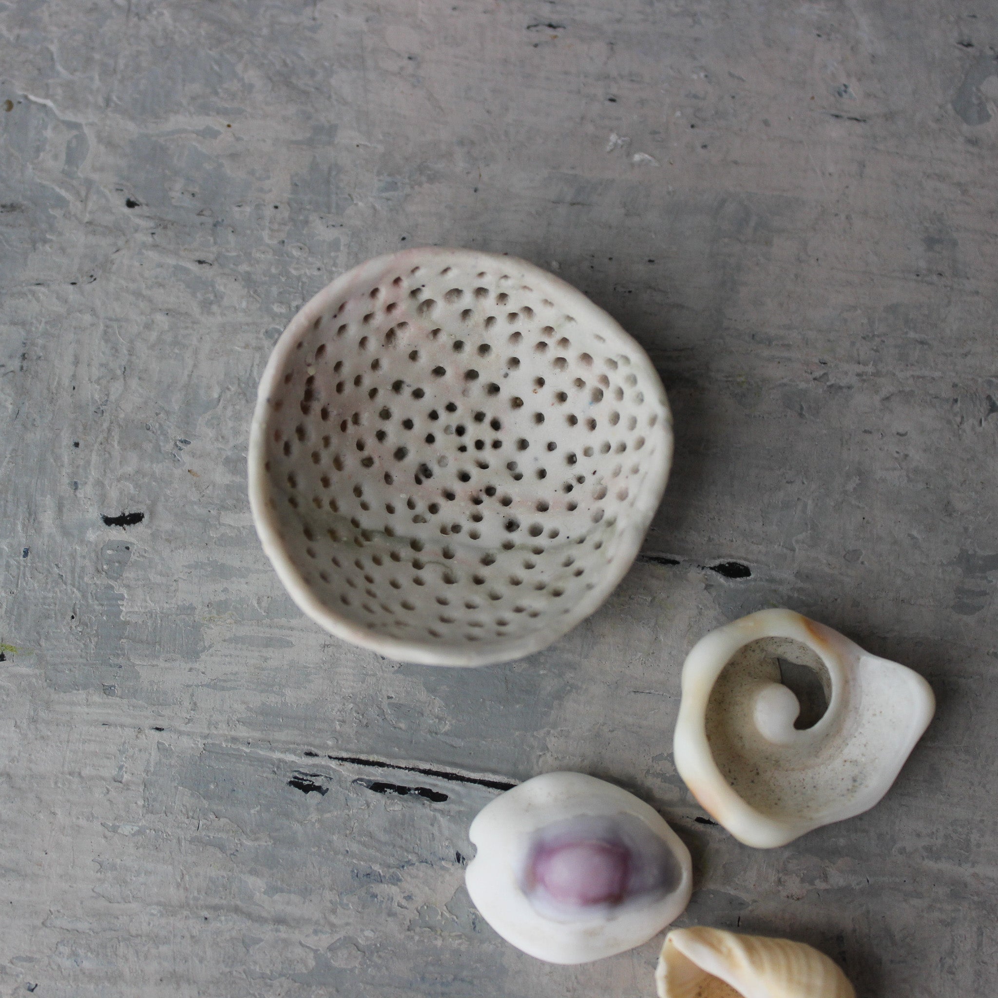 Pierced Ceramic Dishes
