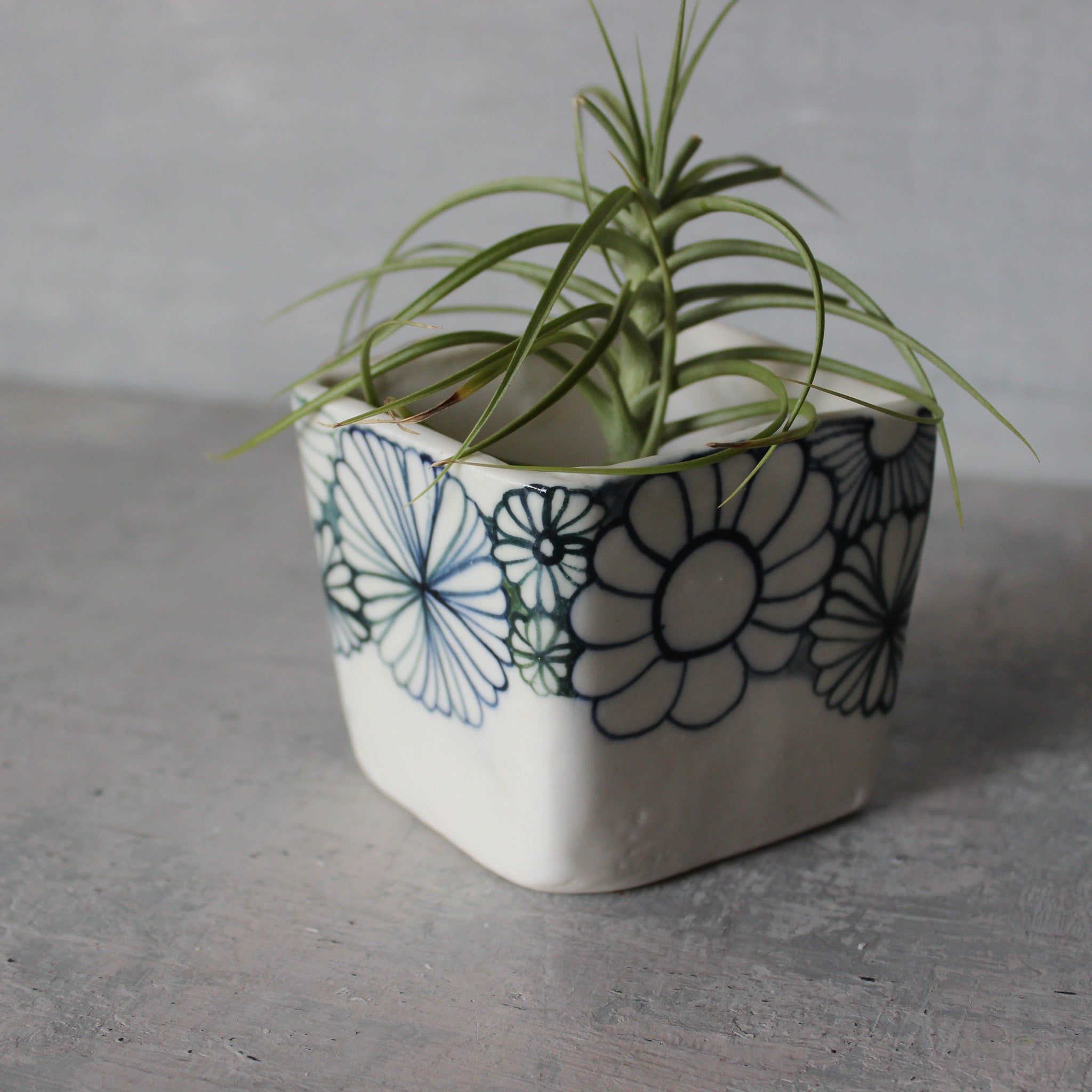 Daisy Square Planter