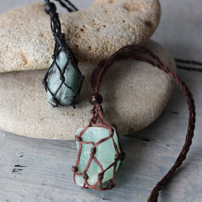 Empty Crystal Basket Necklaces