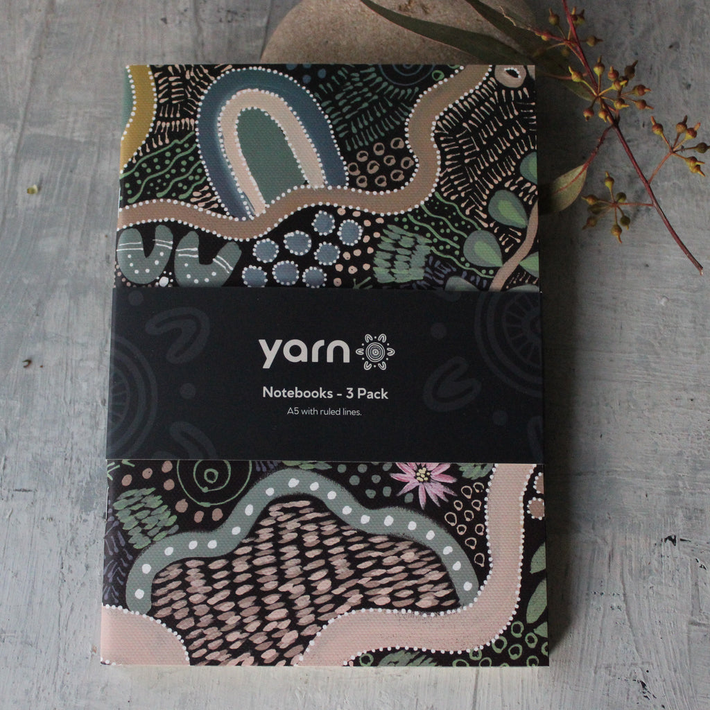 By the Waterhole A5 Notebook 3-Pack