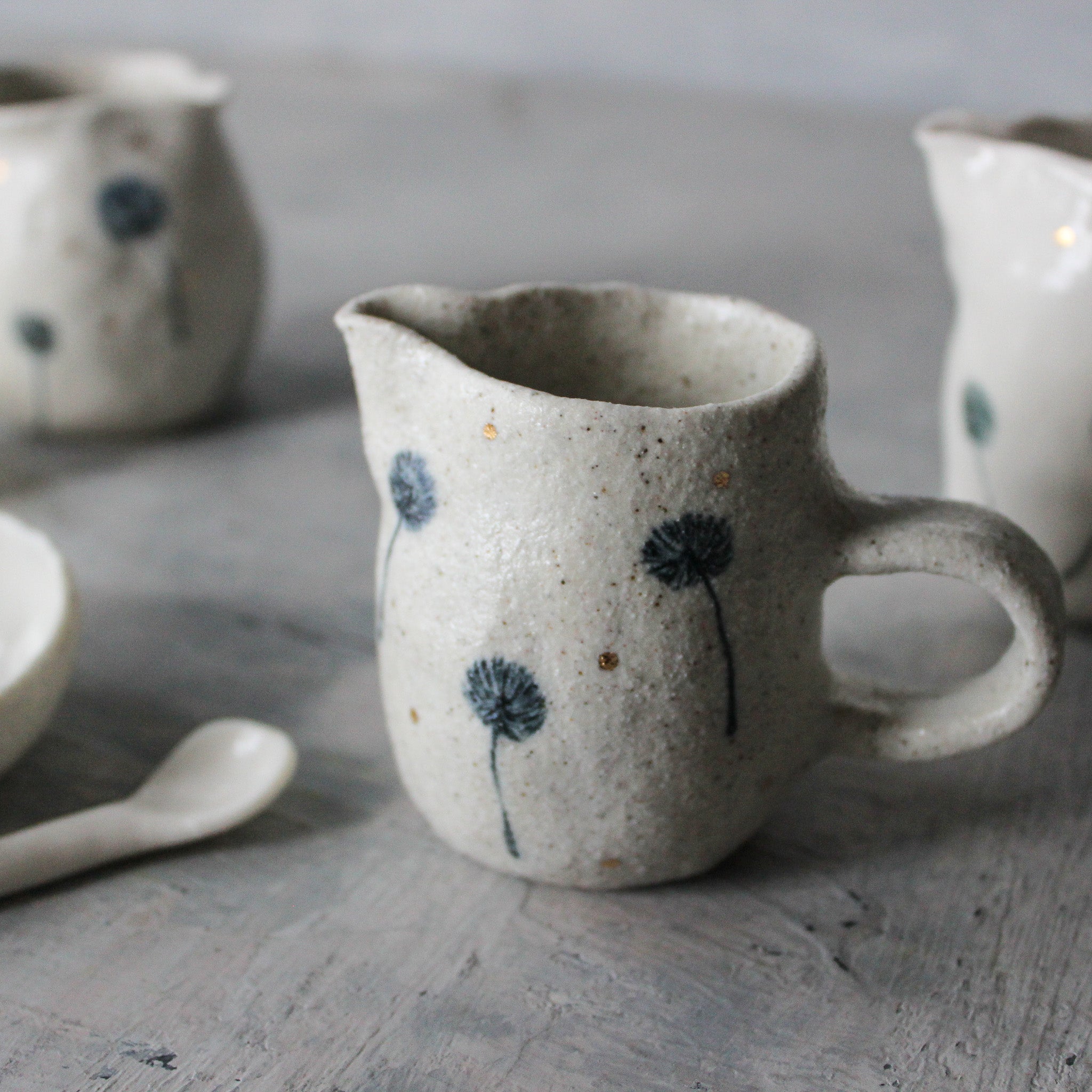 Little Ceramic Jugs Dandelion