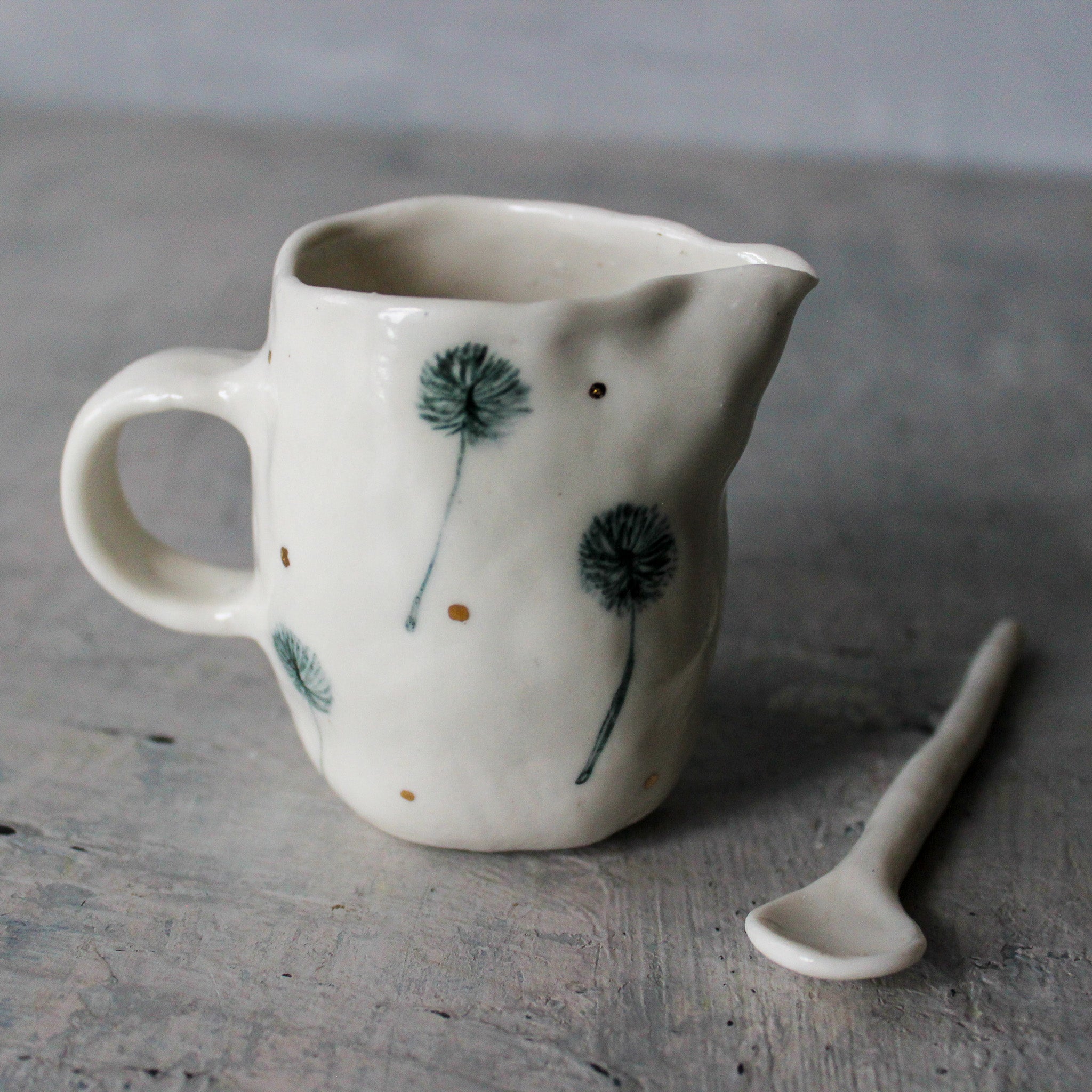 Little Ceramic Jugs Dandelion