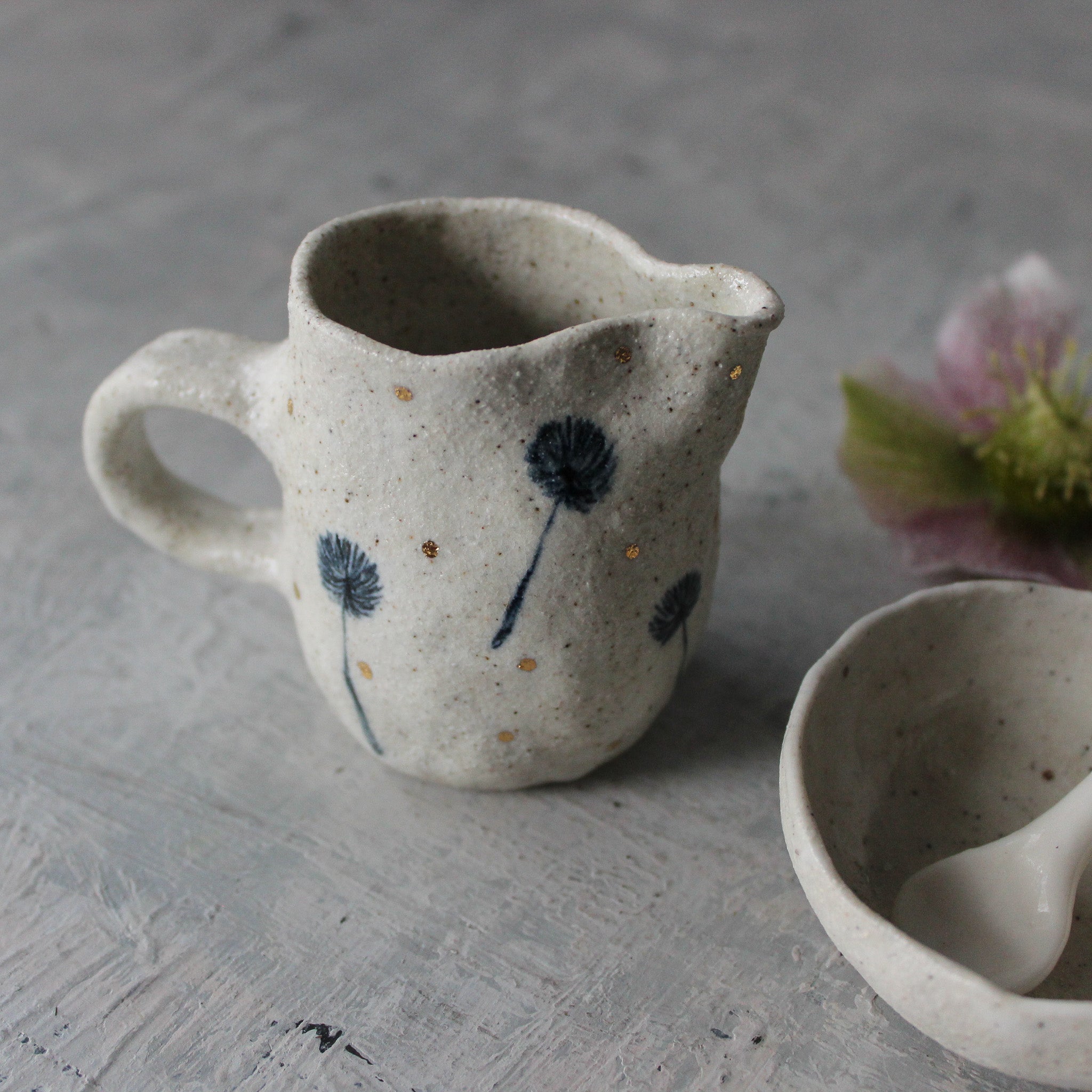 Little Ceramic Jugs Dandelion