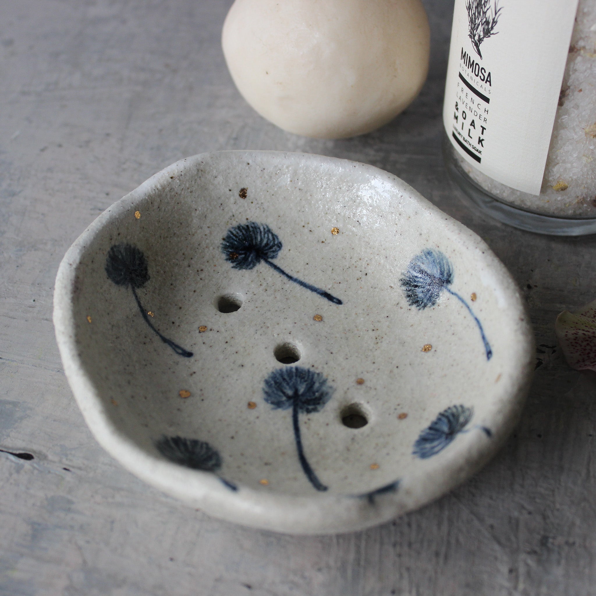 Ceramic Soap Dishes Dandelion