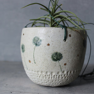 Hanging Ceramic Planters Dandelion