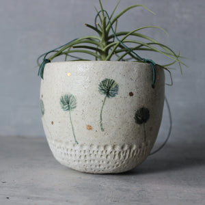 Hanging Ceramic Planters Dandelion