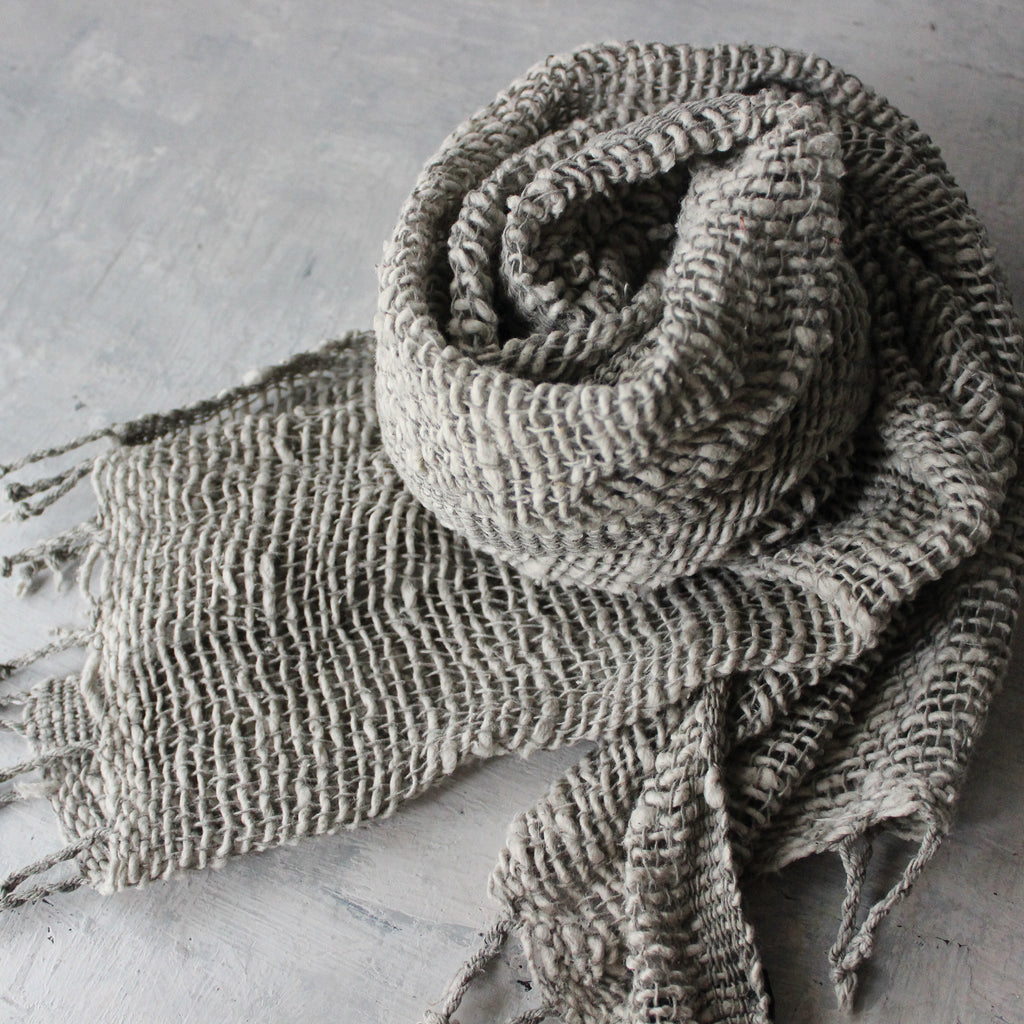 Botanical Dye Handloomed Scarf #1