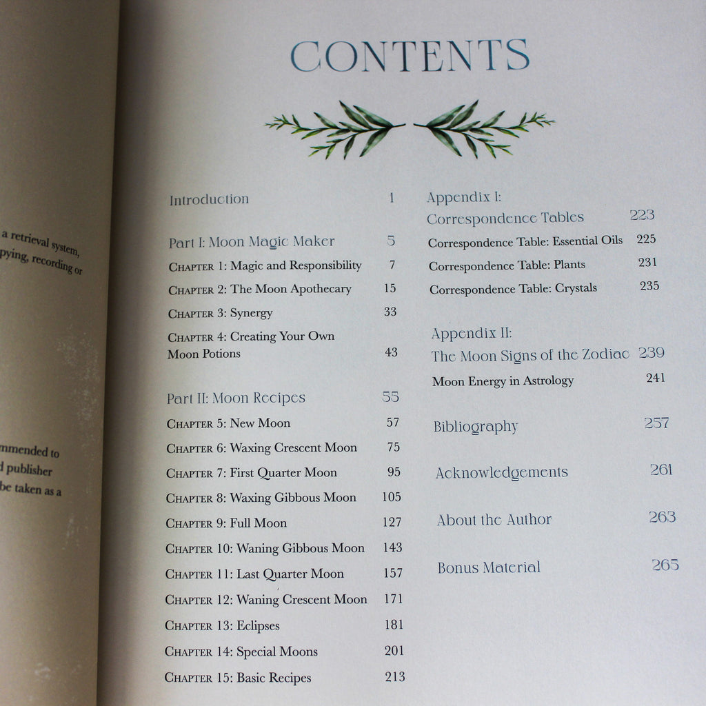 The Moon Apothecary Book