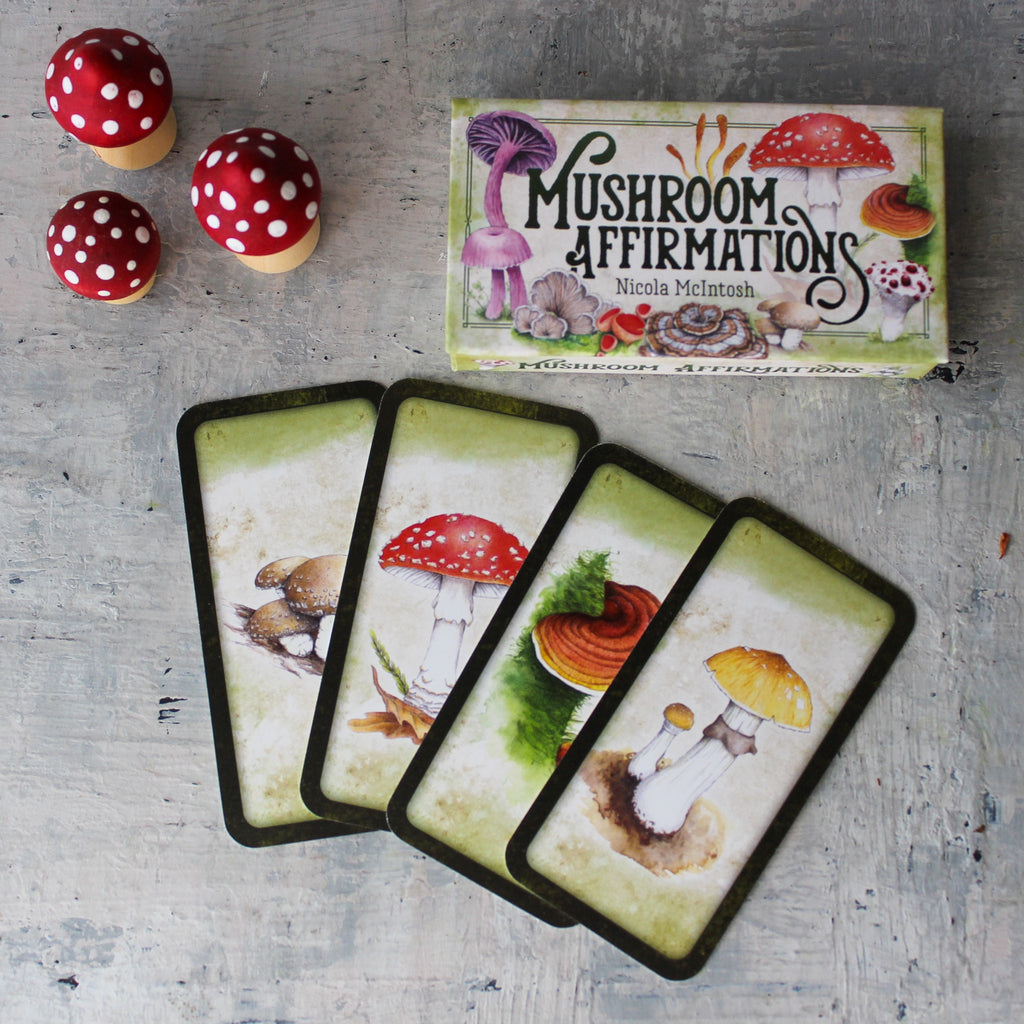 Mushroom Affirmation Cards