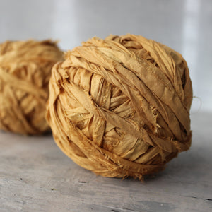 Botanical Dye Silk Ribbon