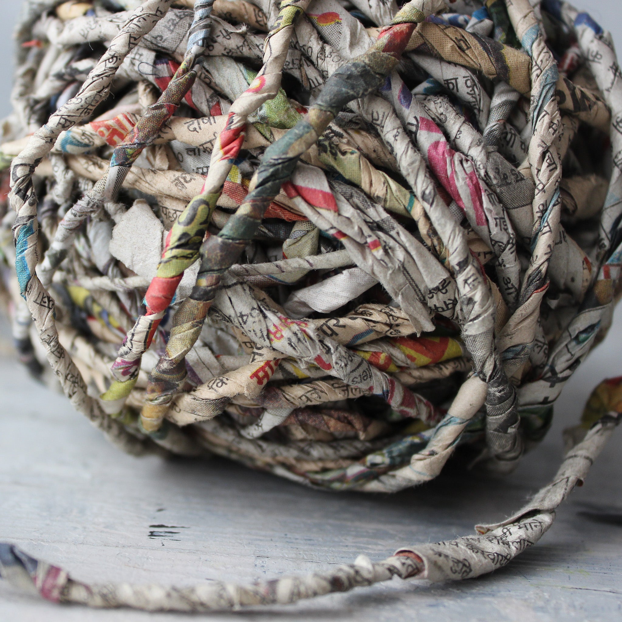 Indian Newspaper Yarn
