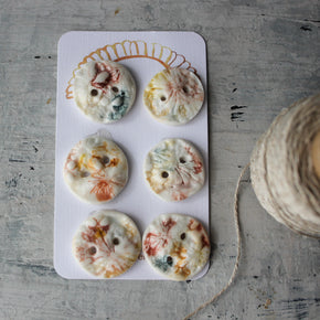 Ceramic Buttons : Textured