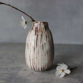 Sepia Line Bud Vase